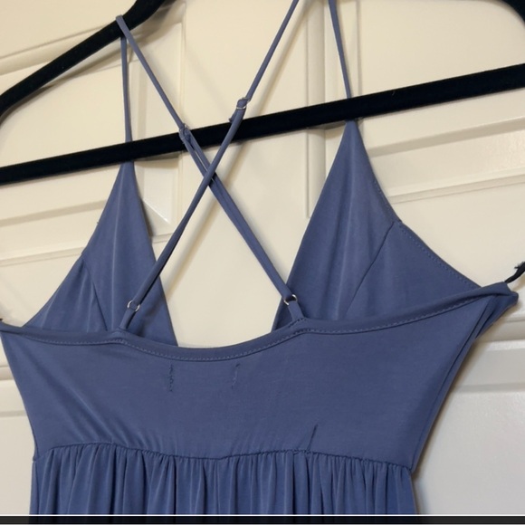 Urban Outfitters Blue Jumpsuit Tuta UO Blu Molly Cupro Culotte Women’s Size XS‎ - Picture 5 of 11